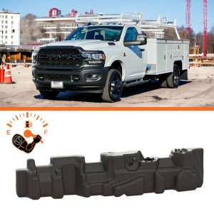 Ram Cab & Chassis Fuel Tank - Mid-Ship - Titan Fuel Tanks - XXL Mid-Ship, 50 Gallon, Military Grade Polymer - `07-`24